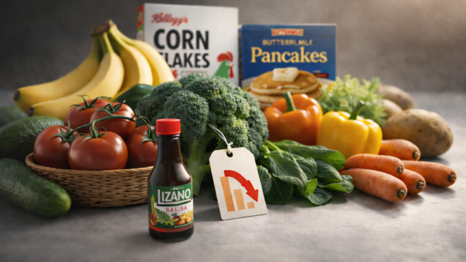 caída de precios de alimentos Costa Rica OCDE 2026 productos básicos más baratos