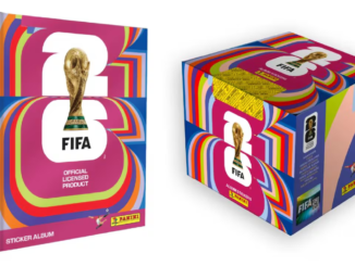 album panini fifa 2026 con cubo de sobres precio costo cromos