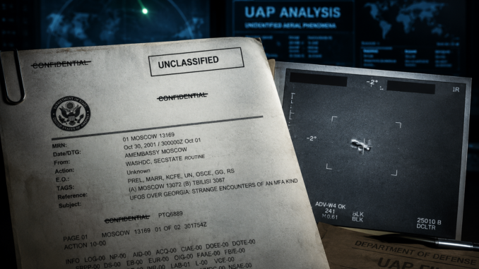 Documentos desclasificados sobre OVNIs analizados tras divulgación UFO de Estados Unidos