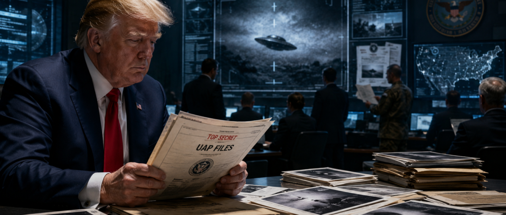 Archivos OVNI de Trump durante la mayor divulgación UFO en la historia de Estados Unidos