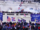 Manifestantes durante el asalto al Capitolio de Estados Unidos el 6 de enero de 2021
