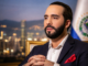 Nayib Bukele durante una entrevista presidencial en El Salvador mientras crece su influencia política en América Latina