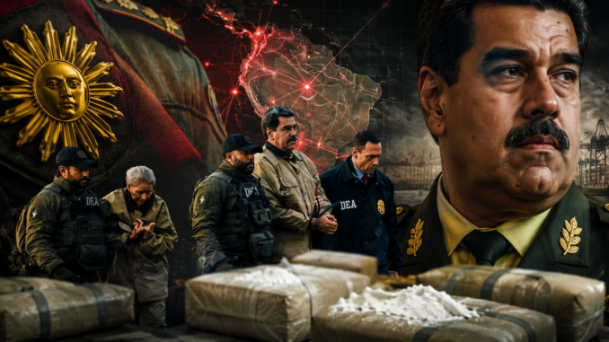 Representación del Cártel de los Soles vinculada a redes de narcotráfico y corrupción política en Venezuela