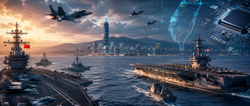 Portaaviones de China y Estados Unidos frente a Taiwán en medio de una creciente tensión geopolítica y tecnológica global según análisis de Impacto Noticias CR
