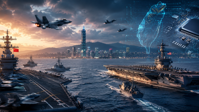 Portaaviones de China y Estados Unidos frente a Taiwán en medio de una creciente tensión geopolítica y tecnológica global según análisis de Impacto Noticias CR