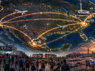 como moverse mundial 2026 rutas vuelos transporte entre sedes estados unidos mexico canada