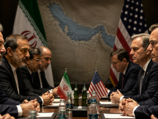 Delegaciones de Irán y Estados Unidos participan en negociaciones diplomáticas mientras avanzan conversaciones sobre posibles concesiones para poner fin a la guerra. Imagen IA con fines ilustrativos.