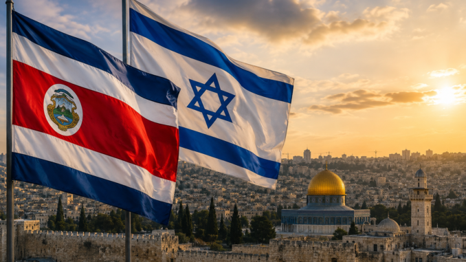 Costa Rica embajada Jerusalén relaciones diplomáticas con Israel