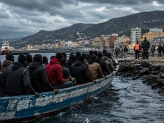 crisis migratoria en España con embarcación de migrantes llegando a costas europeas bajo presión social y tensión política | Impacto Noticias CR