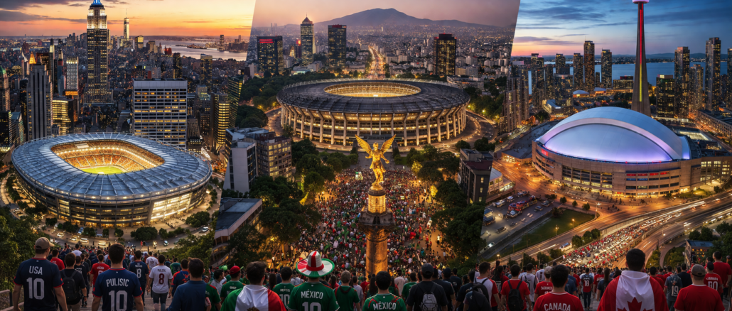 donde hospedarse mundial 2026 ciudades y zonas clave en Estados Unidos México y Canadá