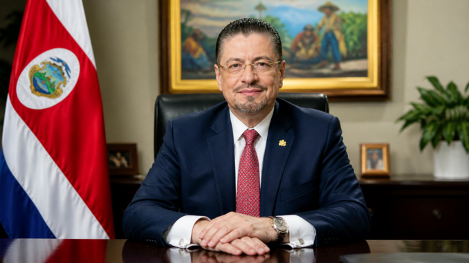 economía Costa Rica Chaves presidente Rodrigo Chaves Robles en Casa Presidencial