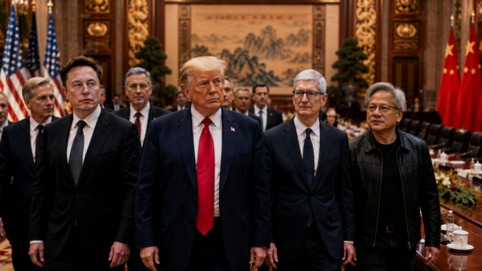 Empresarios Trump China durante reunión estratégica en Pekín con líderes tecnológicos y financieros | Impacto Noticias CR