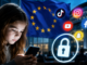 Niña usa un teléfono móvil mientras la Unión Europea analiza restringir redes sociales para menores | Impacto Noticias CR