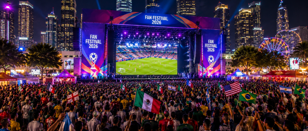 Fan festivals 2026 del Mundial FIFA