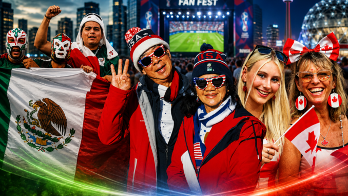 fan zones mundial 2026 aficionados mexico estados unidos canada pantallas gigantes ambiente