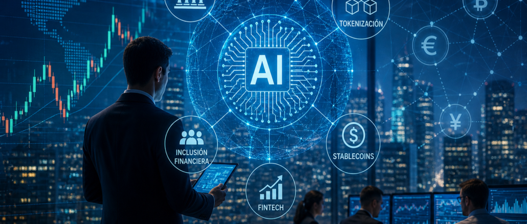 fintech ia activos digitales inteligencia artificial finanzas tokenizacion stablecoins