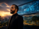 Google y Bukele salud digital en El Salvador con inteligencia artificial y edificio tecnológico moderno