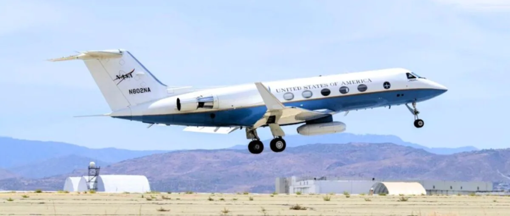 Gulfstream C20A de la NASA llegando a Perú para misión científica de observación y cartografía | Impacto Noticias CR