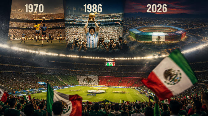 México será el único país en organizar tres Copas del Mundo FIFA