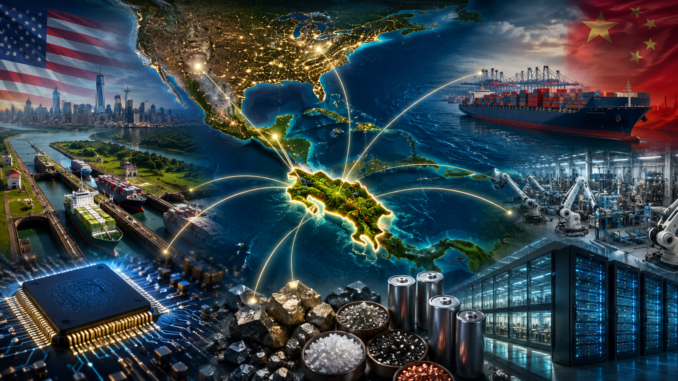 Costa Rica aparece como un punto estratégico en la disputa global entre Estados Unidos y China por minerales críticos, semiconductores e inteligencia artificial.