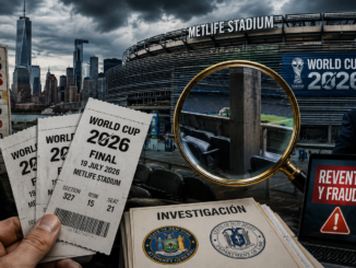 Investigación en Estados Unidos por entradas del Mundial 2026 tras denuncias sobre precios excesivos y posibles fraudes vinculados a la FIFA. Imagen IA con fines ilustrativos.