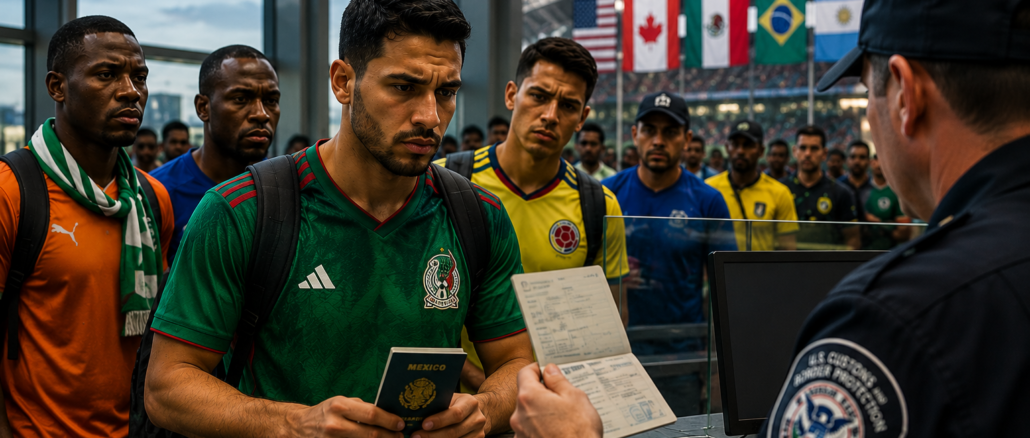 Aficionados internacionales esperan control migratorio en Estados Unidos durante el Mundial 2026.