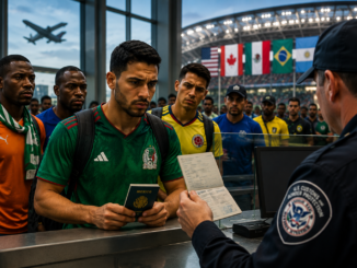 Aficionados internacionales esperan control migratorio en Estados Unidos durante el Mundial 2026.