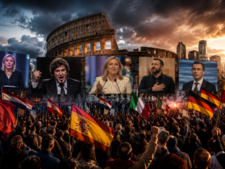 Ola derechista global durante manifestaciones políticas y avance de líderes conservadores en Europa y América Latina