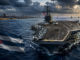 Portaaviones de Estados Unidos navega cerca de Cuba en medio de crecientes tensiones geopolíticas en el Caribe. Imagen IA con fines ilustrativos.