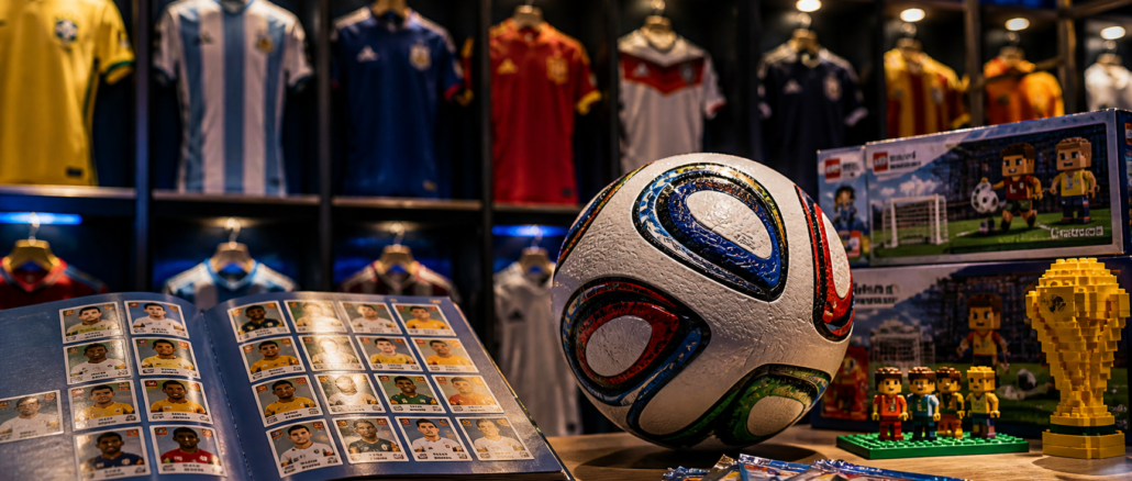 productos Mundial 2026 como balon album Panini camisetas y juguetes