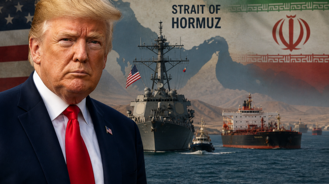 Proyecto Libertad en Ormuz y Donald Trump durante la tensión con Irán en Medio Oriente