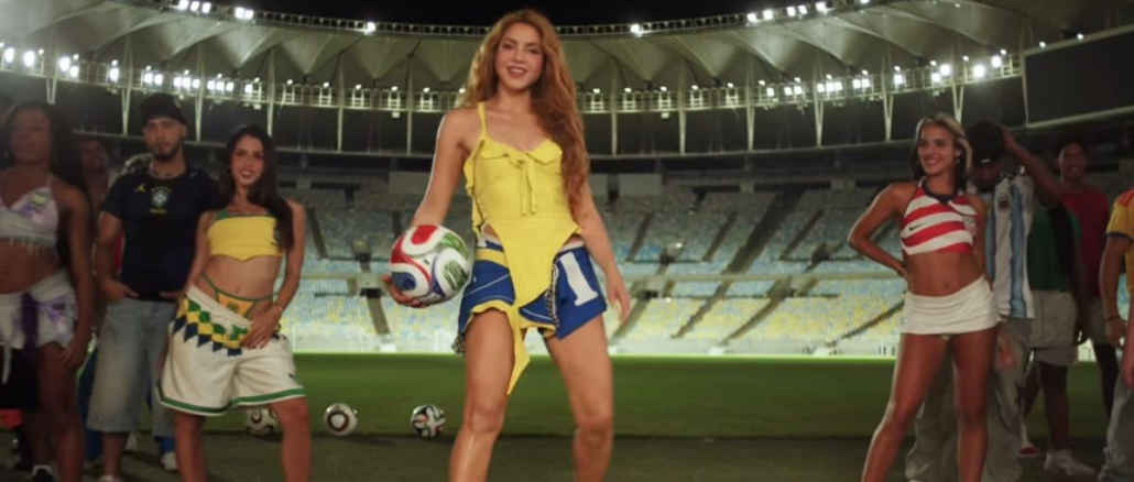 Shakira en el video promocional de la canción oficial del Mundial 2026 “Dai Dai”