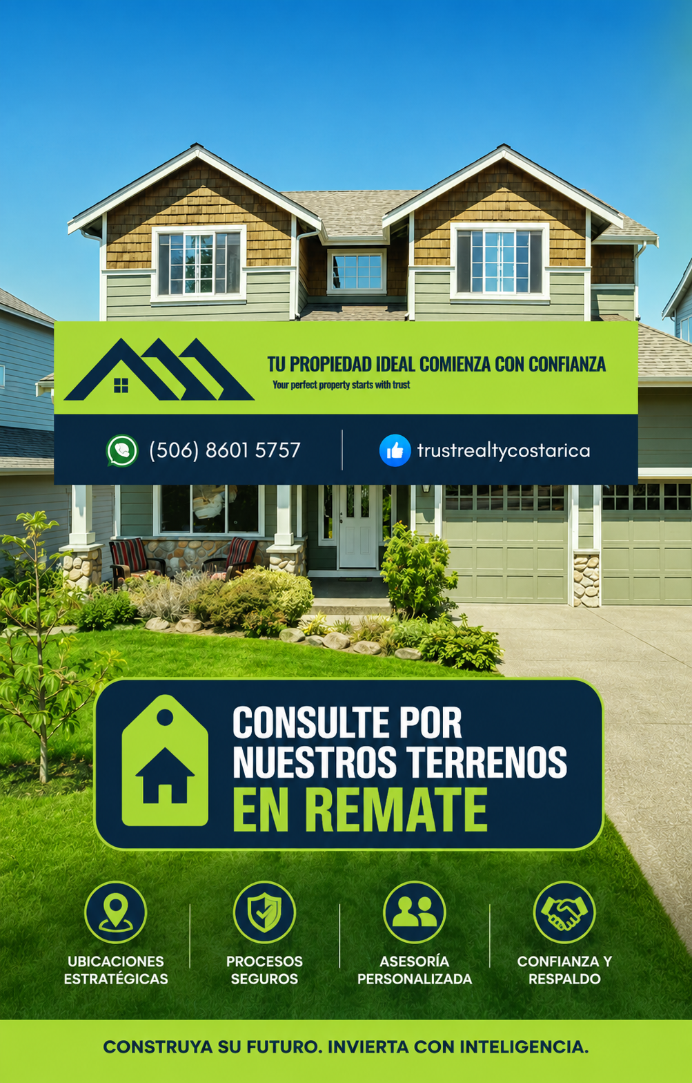 Terrenos en remate Costa Rica - Trust Realty Costa Rica