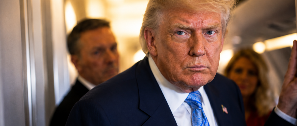 Donald Trump durante debate sobre el Pacto Mundial para la Migración de la ONU