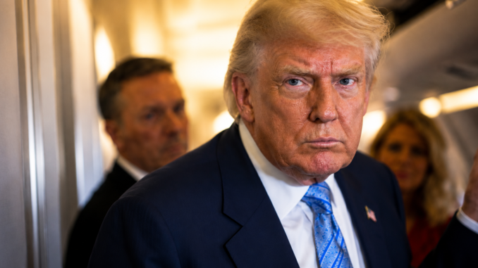 Donald Trump durante debate sobre el Pacto Mundial para la Migración de la ONU