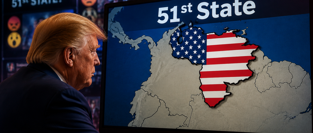 Trump Venezuela Estado 51 y polémica imagen compartida en redes sociales sobre Venezuela | Impacto Noticias CR