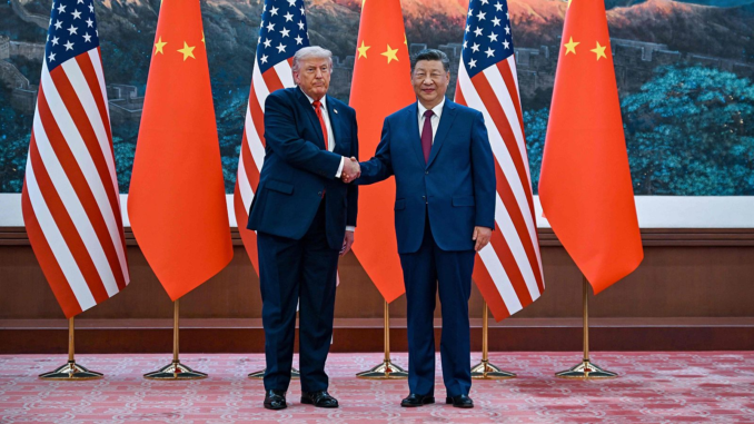 Xi Jinping y Donald Trump durante reunión diplomática sobre estabilidad estratégica entre China y Estados Unidos | Impacto Noticias CR