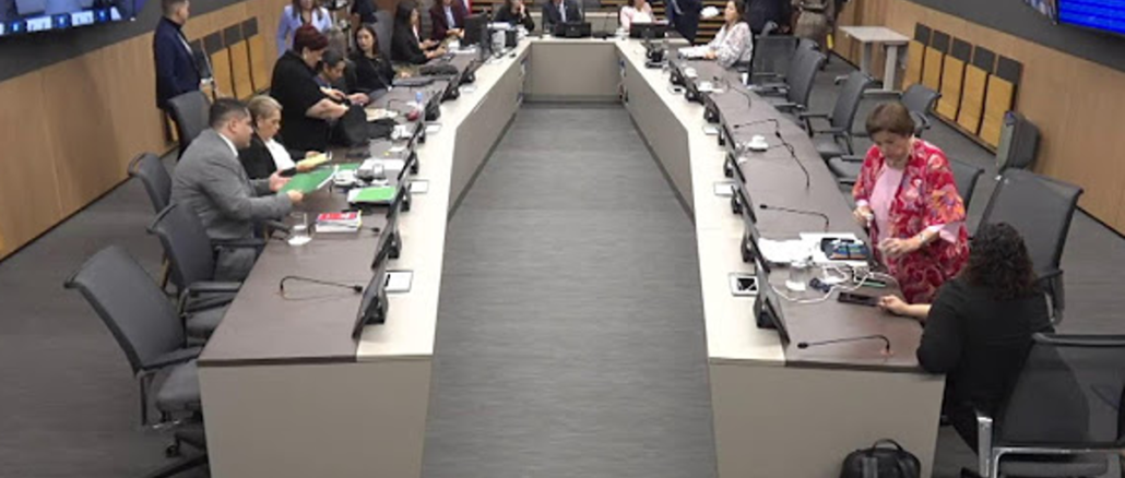 Comisión de Seguridad de la Asamblea Legislativa durante una sesión sobre narcotráfico y sistema penal.