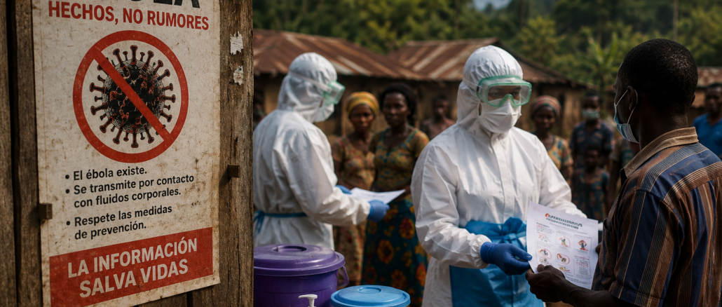 Ébola y desinformación en República Democrática del Congo durante una campaña sanitaria contra el brote epidémico.