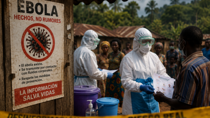 Ébola y desinformación en República Democrática del Congo durante una campaña sanitaria contra el brote epidémico.