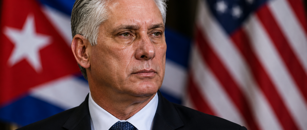 Miguel Díaz-Canel tras el anuncio de nuevas sanciones de Estados Unidos contra la cúpula del régimen cubano.