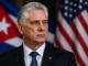Miguel Díaz-Canel tras el anuncio de nuevas sanciones de Estados Unidos contra la cúpula del régimen cubano.