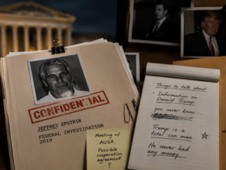 Documentos inéditos relacionados con Jeffrey Epstein que muestran intentos de negociación con fiscales federales utilizando información sobre Donald Trump.