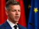El primer ministro de Hungría, Péter Magyar, durante una conferencia de prensa tras anunciar reformas para desmontar el sistema político construido durante el gobierno de Viktor Orbán.