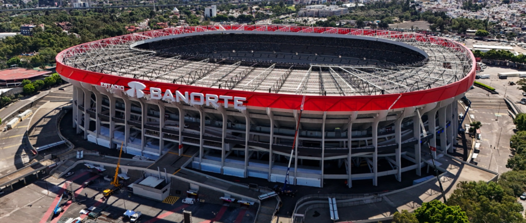 Transformación del Estadio Azteca desde su inauguración hasta el Mundial 2026.