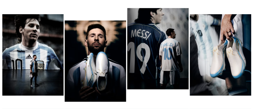 Imperio de marca Messi: Publicidad de Messi para Adidas
