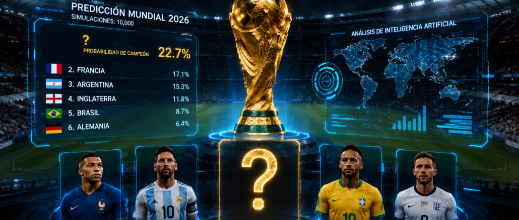 Supercomputadora analiza miles de simulaciones del Mundial 2026 para predecir qué selección tiene más opciones de ganar la Copa del Mundo.