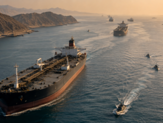 Petroleros navegan por el estrecho de Ormuz mientras crecen las preocupaciones sobre la capacidad de Irán para bloquear la ruta marítima.