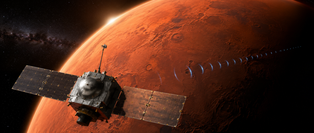 La misión MAVEN Marte orbita el planeta rojo antes de que la NASA perdiera contacto definitivo con la nave tras 13 años de servicio.
