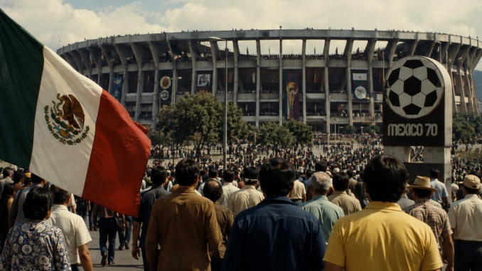 México 1970 después de Tlatelolco durante la Copa Mundial organizada dos años después de la crisis política de 1968.
